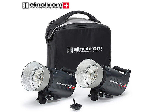 Elinchrom ELC Pro HD 500/500 to go set Lynrask og allsidig studioblitspakke